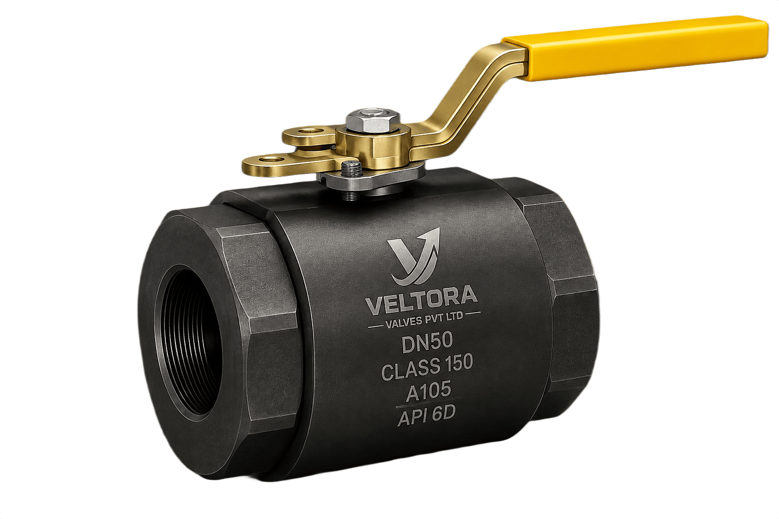 Screwed  Threaded Ball Valve (1 Piece)